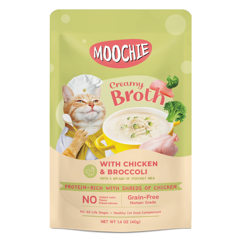 Moochie Creamy Broth with Chicken & Broccoli - 40g