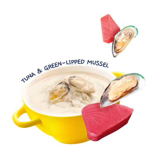 Moochie Creamy Broth with Tuna & Green-Lipped Mussel - 40g