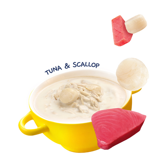Moochie Creamy Broth with Tuna & Scallop - 40g