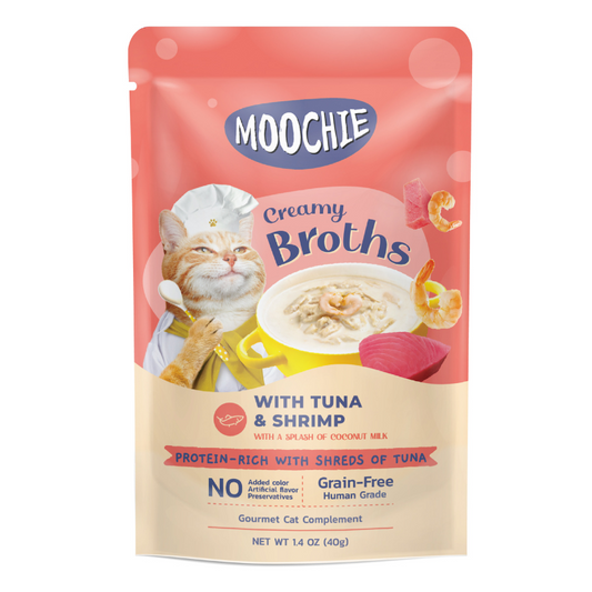 Moochie Creamy Broth with Tuna & Shrimp - 40g