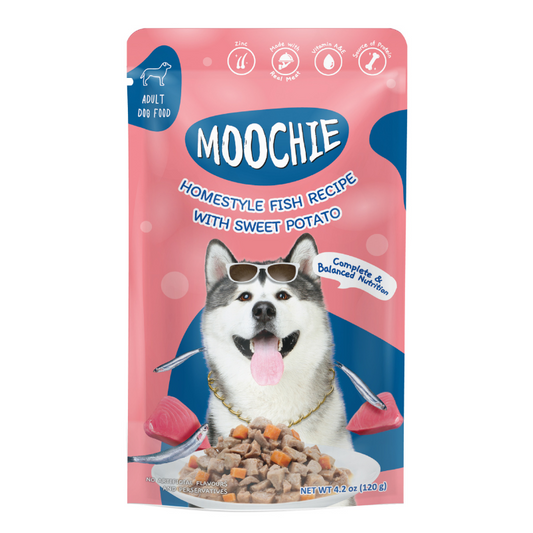 Moochie Homestyle with Fish & Sweet Potato - 120g