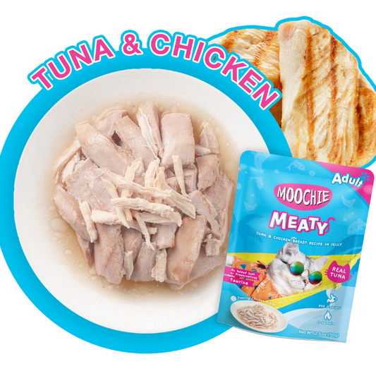 Moochie Meaty Tuna & Chicken Breast Recipe in Jelly - 70g