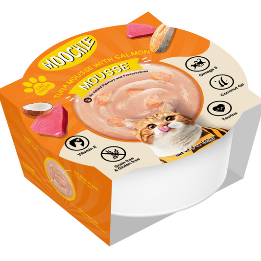 Moochie Tuna Mousse with Salmon - 85g