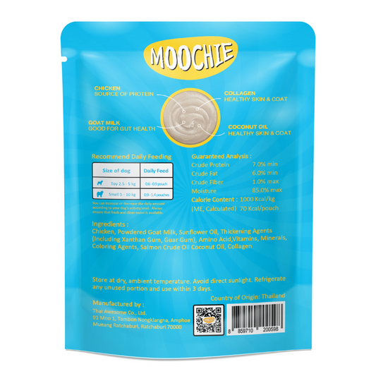 Moochie Chicken Mousse with Goat Milk - 70g