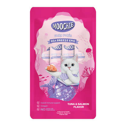 Moochie Tuna & Salmon Fairy Purée [2 Sizes]