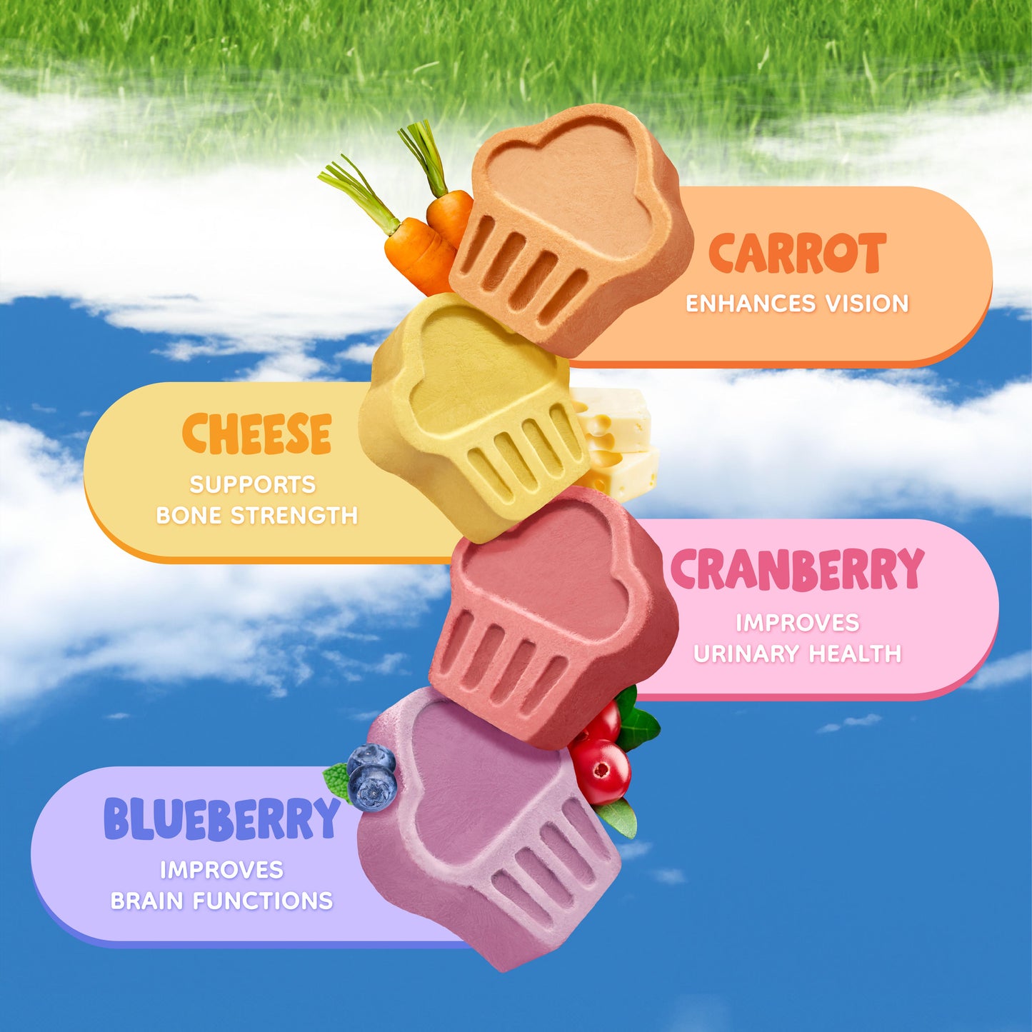 SingAPaw Freeze-Dried Muffin Carrot