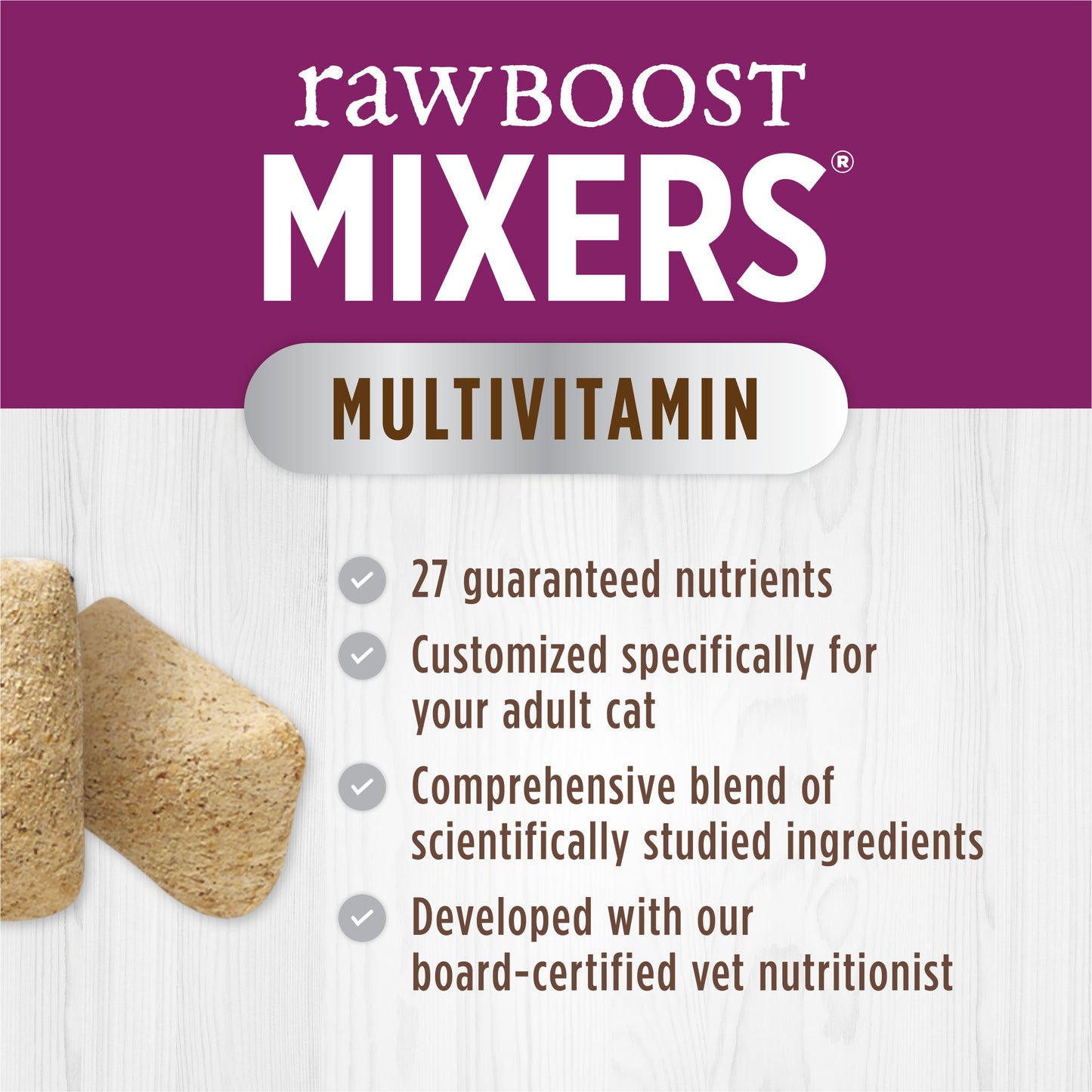 Instinct Freeze-dried Raw Boost Mixers Grain-free Multivitamin For Adult Cats Food Topper