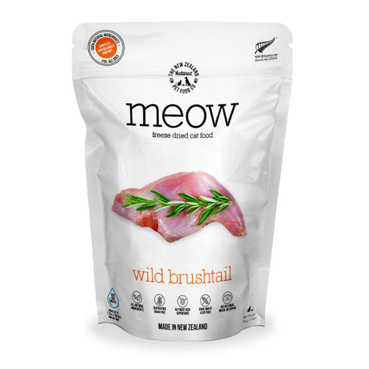 NZ Natural MEOW Freeze Dried Raw Wild Brushtail Cat Food - 280g