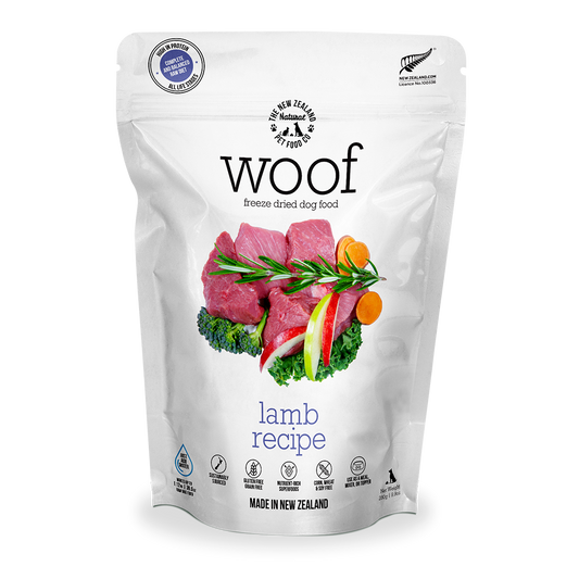NZ Natural WOOF Freeze Dried Raw Lamb Dog Food [2 Sizes]