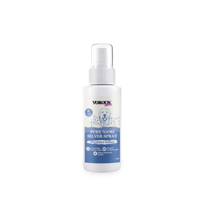 Vorous Pure Nano Silver Spray For Cats & Dogs 60ml