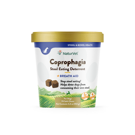 NaturVet Coprophagia Stool Eating Deterrent Soft Chews For Dogs - 70ct