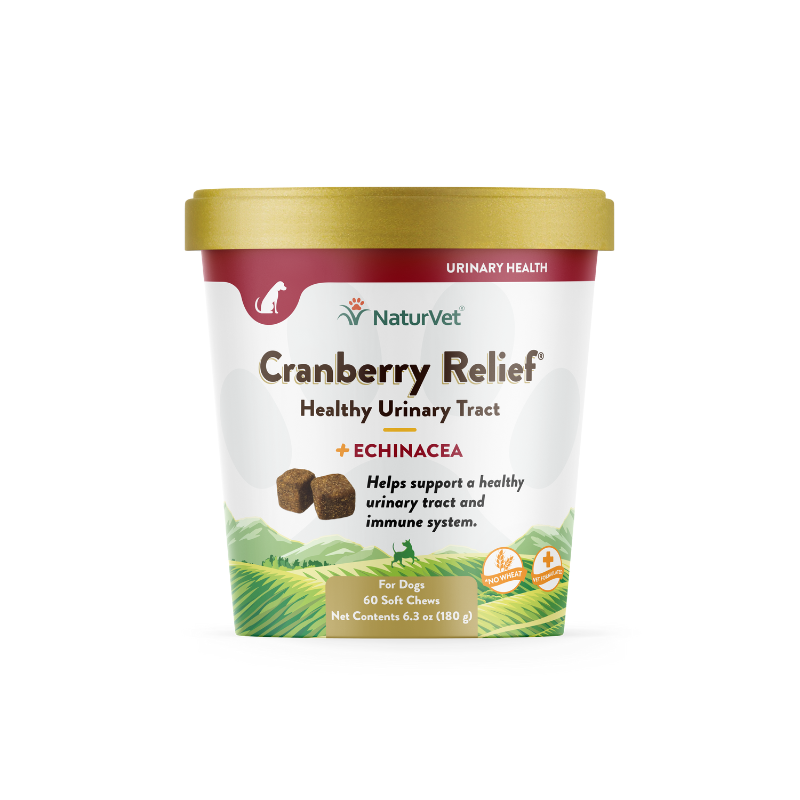 NaturVet Cranberry Relief® Plus Echinacea Soft Chews Supplement For Dogs - 60ct