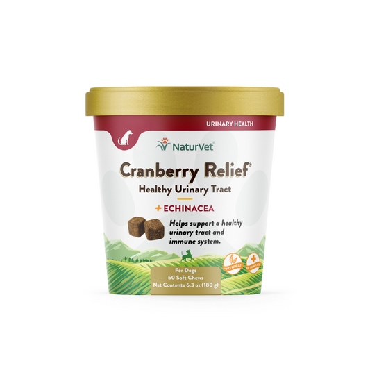 NaturVet Cranberry Relief® Plus Echinacea Soft Chews Supplement For Dogs - 60ct