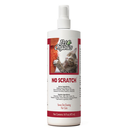 NaturVet Pet Organics - No Scratch Spray for Cats - 16fl.oz
