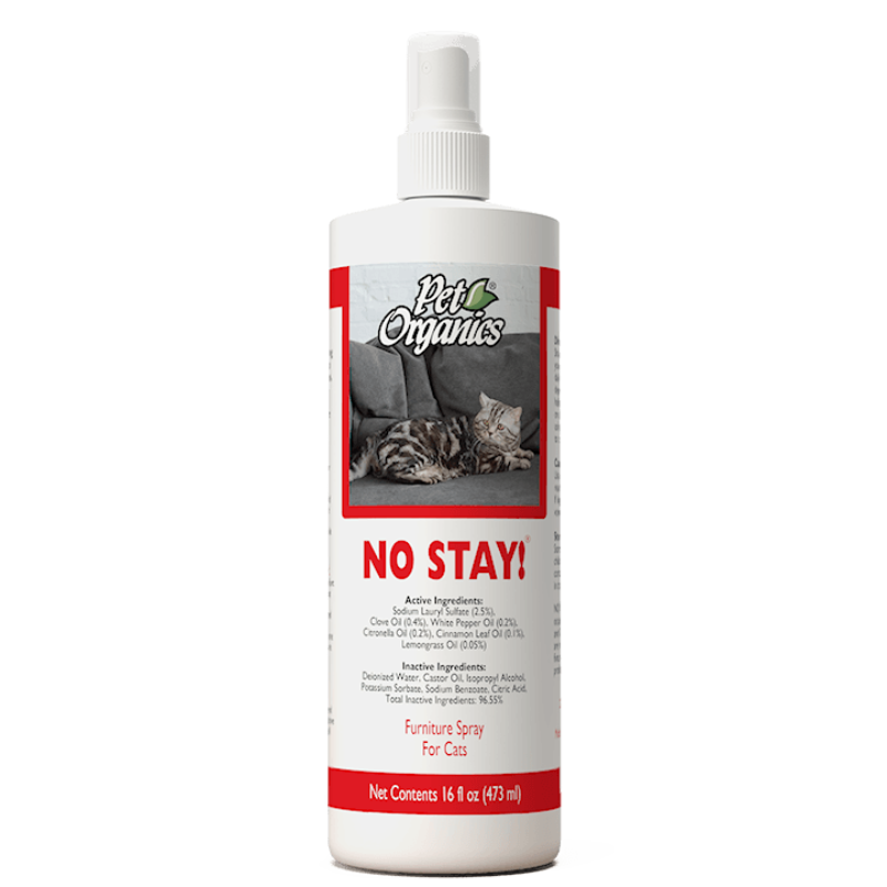 NaturVet Pet Organics - No Stay! Furniture Spray for Cats - 16fl.oz