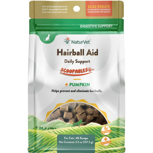 NaturVet Scoopables Cat Hairball Aid Daily Support - 5.5oz