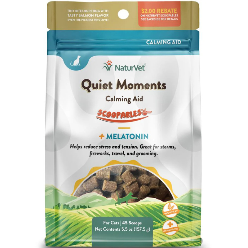 NaturVet Scoopables Quiet Moments Calming Aid For Cats - 5.5oz