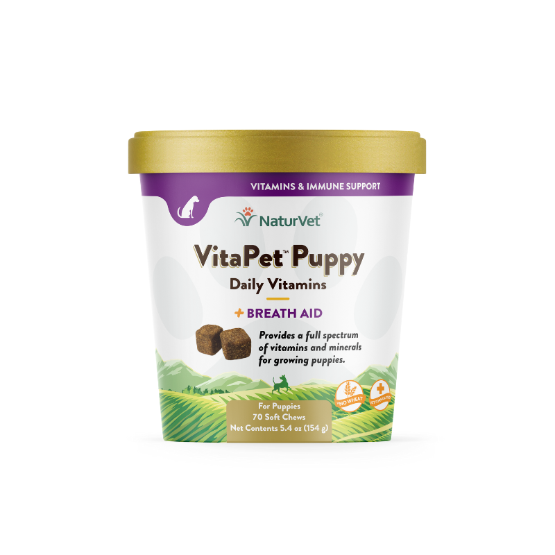 NaturVet VitaPet™ Puppy Daily Vitamins Chewable Tablets - 70ct