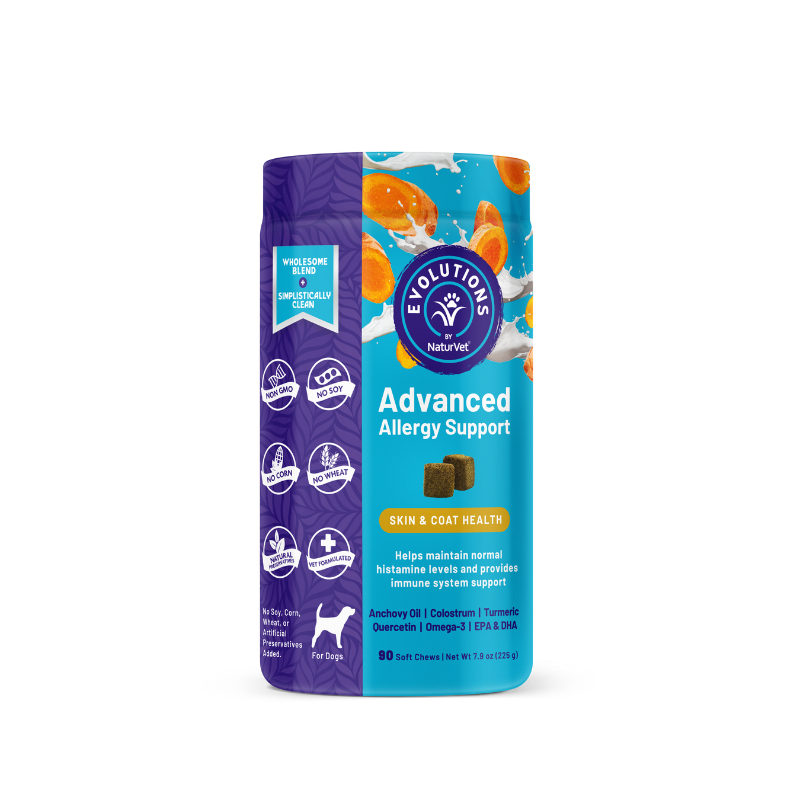 NaturVet Evolutions Advanced Allergy Support Soft Chews For Dogs - 90ct