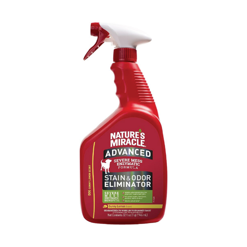 Nature’s Miracle Advanced Stain and Odor Eliminator Sunny Lemon Scent For Dogs - 32oz