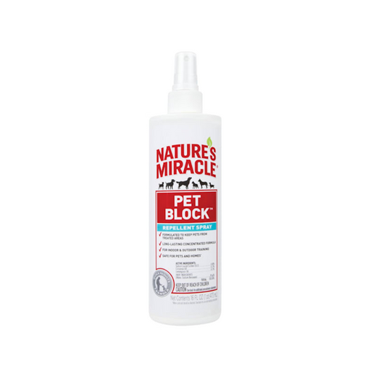 Nature’s Miracle Pet Block Repellent Spray - 16oz