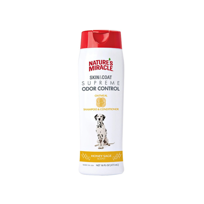 Nature’s Miracle Skin & Coat Supreme Odor Control - Oatmeal Shampoo & Conditioner - 16oz