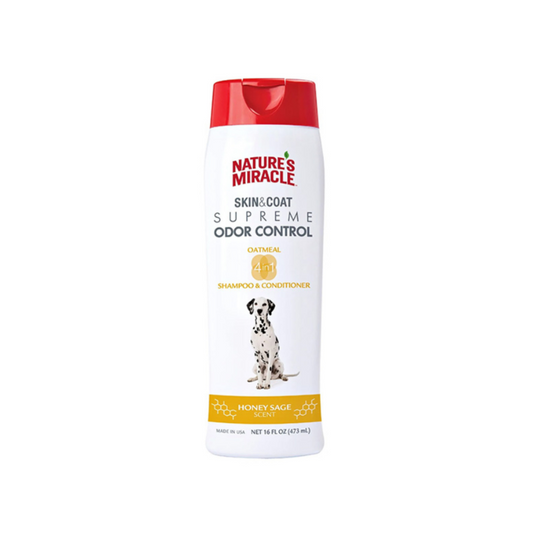 Nature’s Miracle Skin & Coat Supreme Odor Control - Oatmeal Shampoo & Conditioner - 16oz