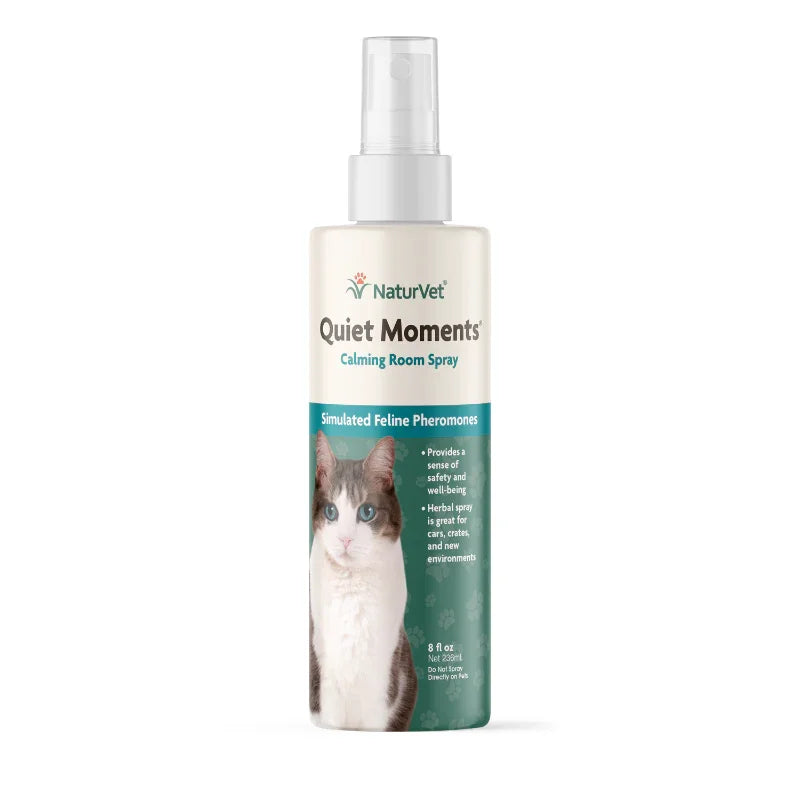 View of Naturvet Quiet Moments Herbal Calming Spray Feline - 8fl.oz