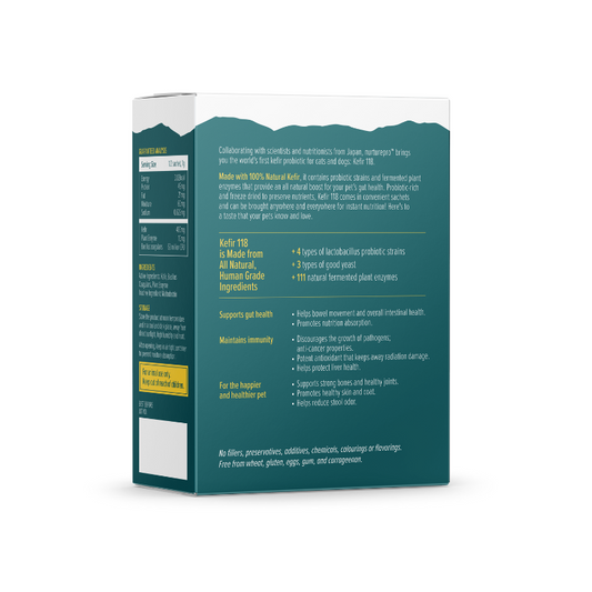 Nurture Pro Kefir 118 Probiotics + Plant Enzymes Freeze Dried Powder Supplement For Cats & Dogs - 30g