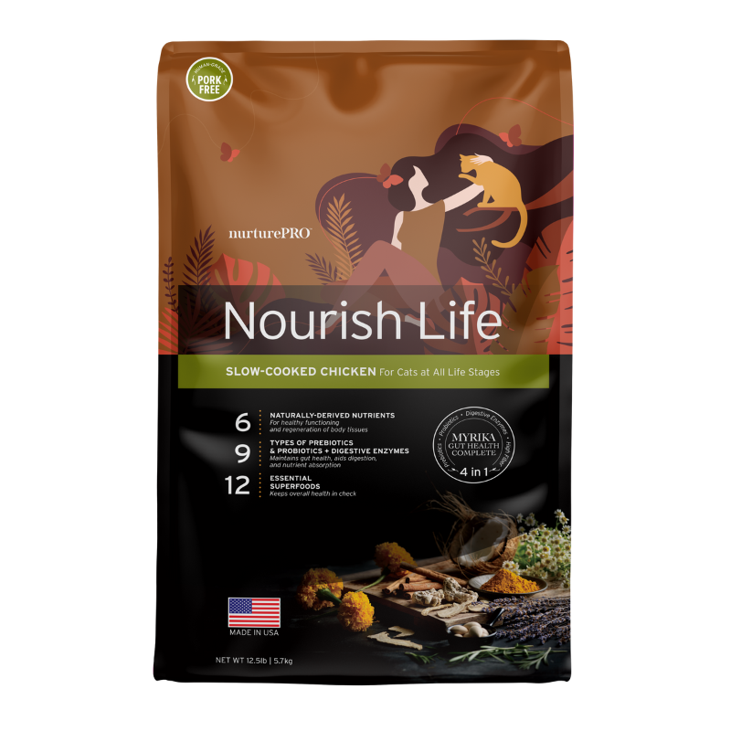 Nurture Pro Nourish Life Chicken Kitten & Adult Dry Cat Food [2 Sizes]