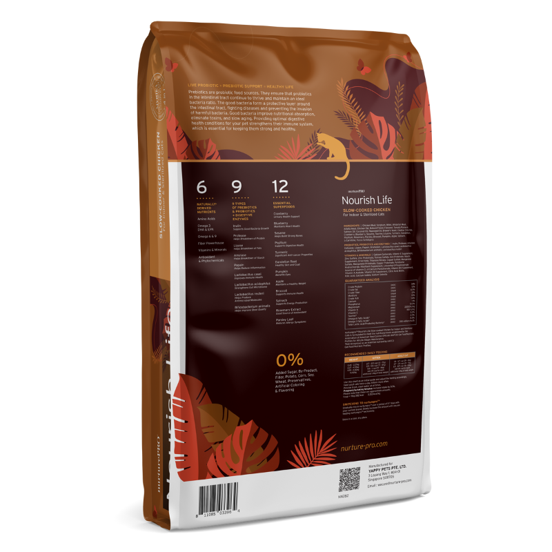 Nurture Pro Nourish Life Chicken Mature 7+ Formula Dry Cat Food [2 Sizes]