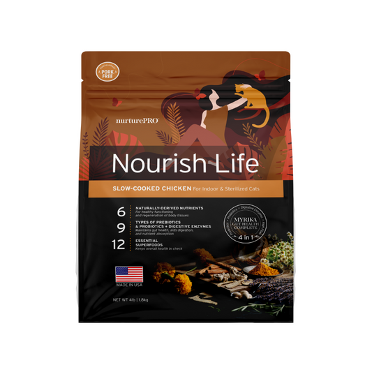 Nurture Pro Nourish Life Chicken Mature 7+ Formula Dry Cat Food [2 Sizes]