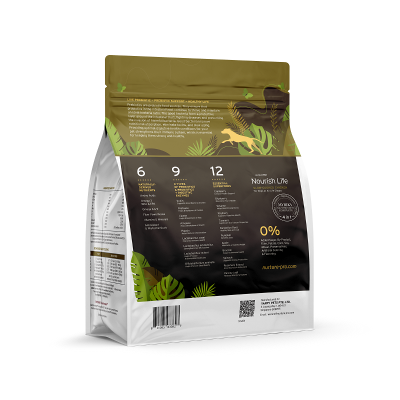 Nurture Pro Nourish Life Chicken Puppy & Adult Dry Dog Food [3 Sizes]