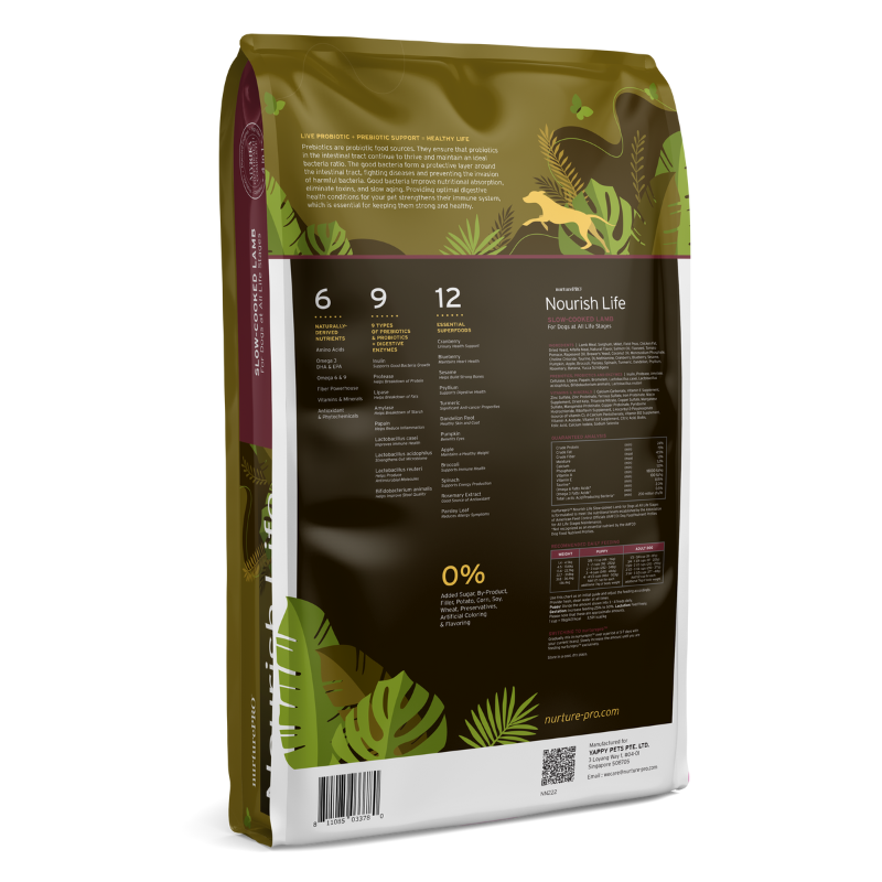 Nurture Pro Nourish Life Lamb Adult Dry Dog Food [3 Sizes]