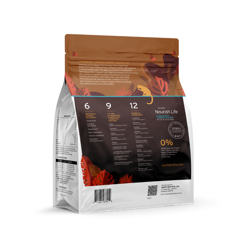 Nurture Pro Nourish Life Alaskan Salmon Indoor Kitten & Adult Formula Dry Cat Food [2 Sizes]