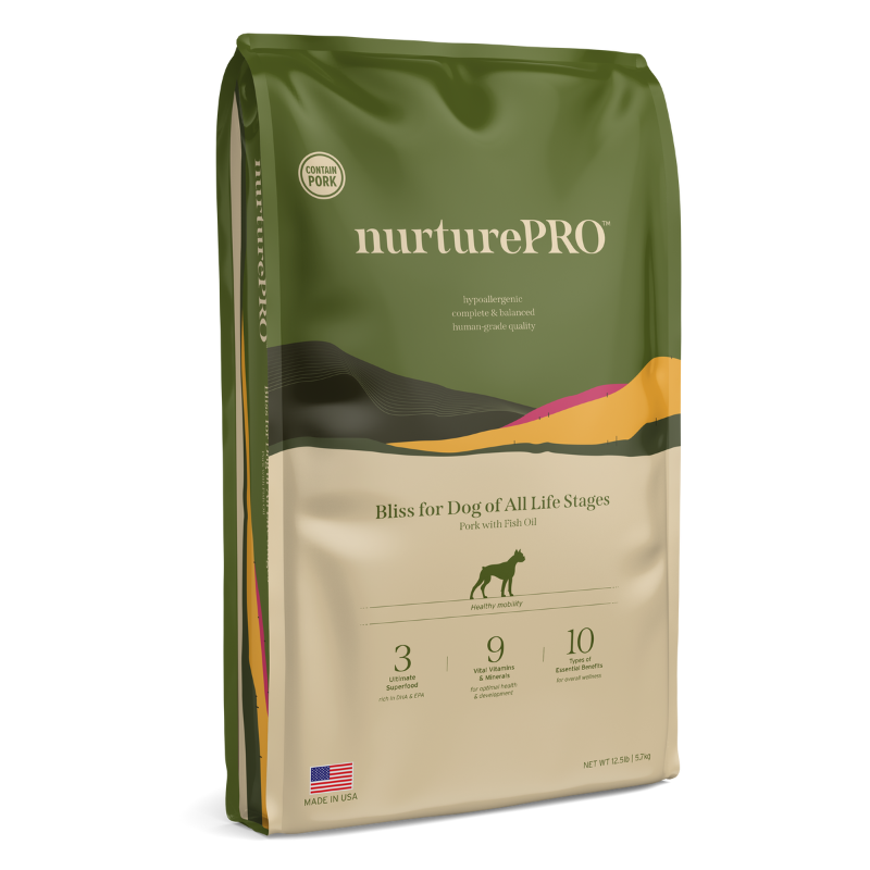 Nurture Pro Pork With Fish Oil Dry Dog Food [3 Sizes]