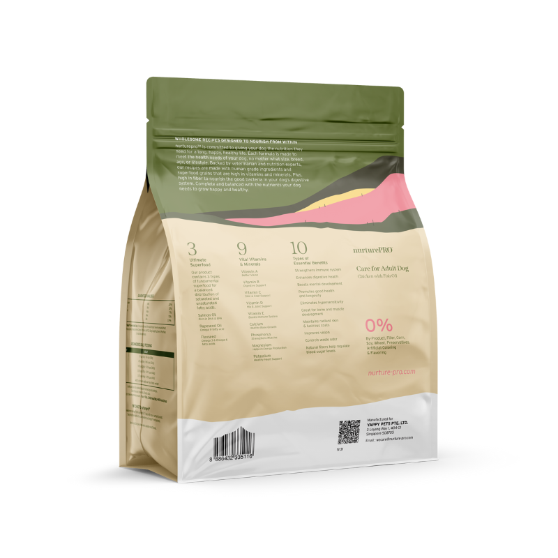 Nurture Pro Chicken With Fish Oil Adult Dry Dog Food [3 Sizes]