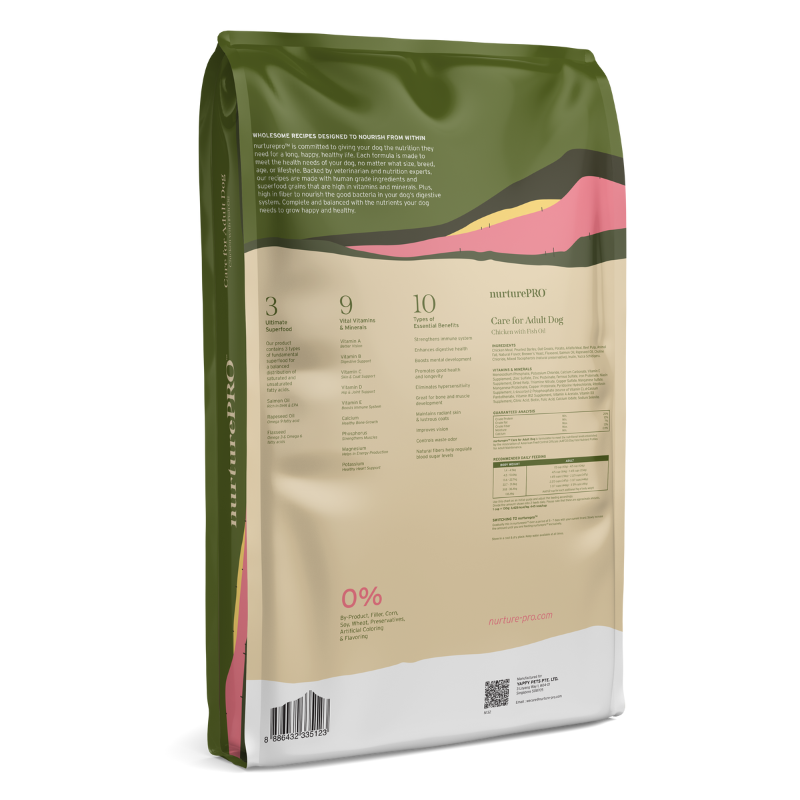Nurture Pro Chicken With Fish Oil Adult Dry Dog Food [3 Sizes]