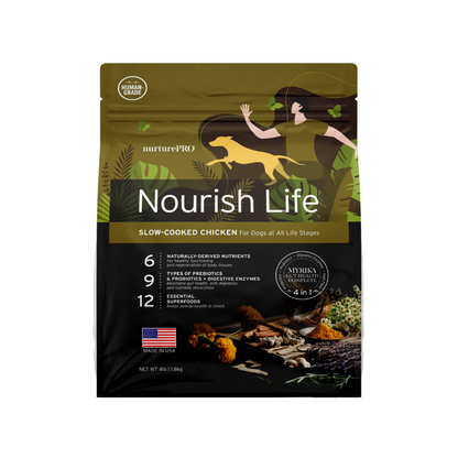 Nurture Pro Nourish Life Chicken Puppy & Adult Dry Dog Food [3 Sizes]