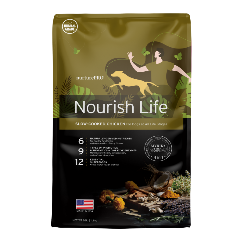 Nurture Pro Nourish Life Chicken Puppy & Adult Dry Dog Food [3 Sizes]