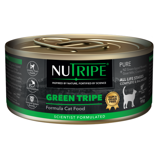 Nutripe Pure Green Tripe Cat (Gum-Free) 95g