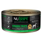 Nutripe Pure Green Tripe Dog Food, 95g can with black and green label, gum & grain free.