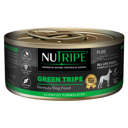 Nutripe Pure Green Tripe Dog (Gum-Free)