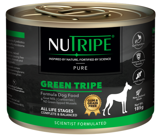 Nutripe Pure Green Tripe Dog (Gum-Free)