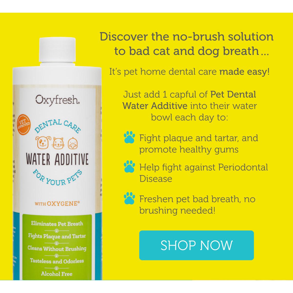 Oxyfresh Dental Care Water Additive for Pets
