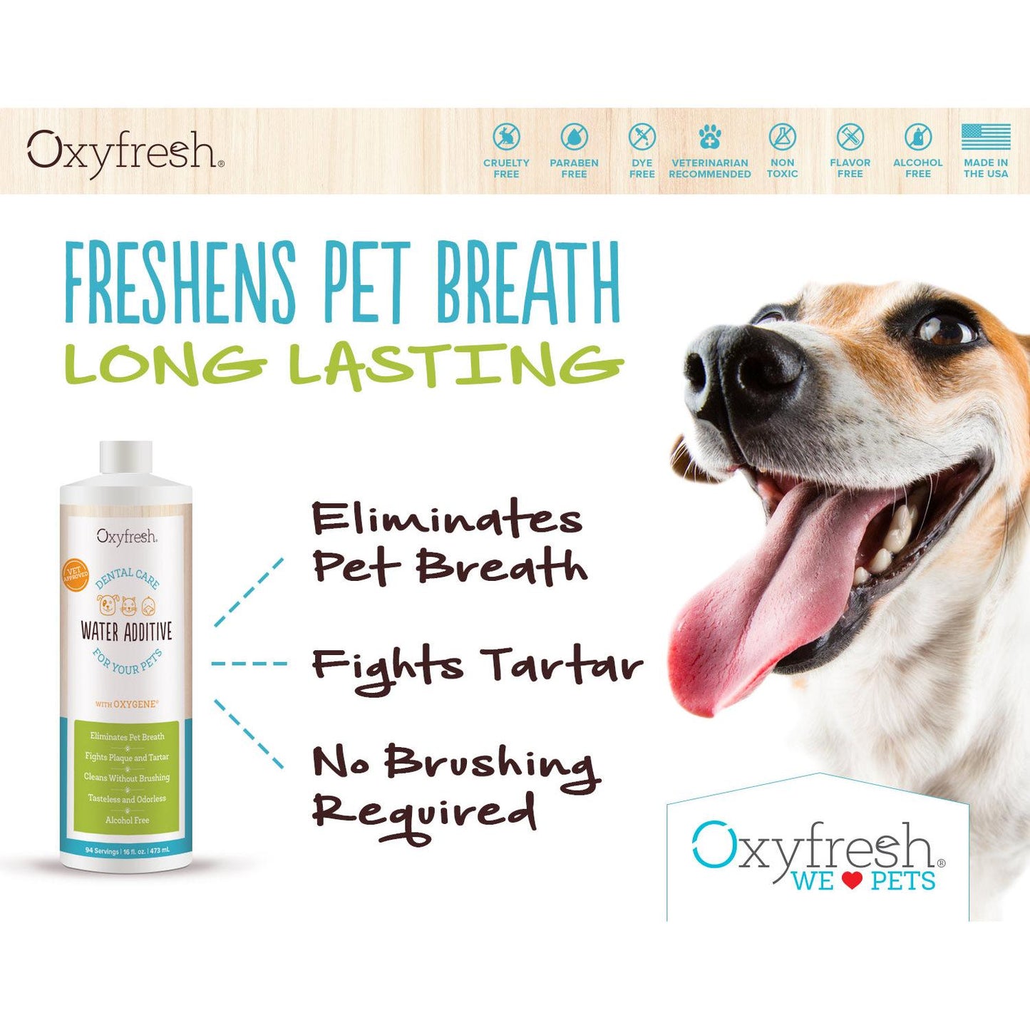 Oxyfresh Dental Care Water Additive for Pets