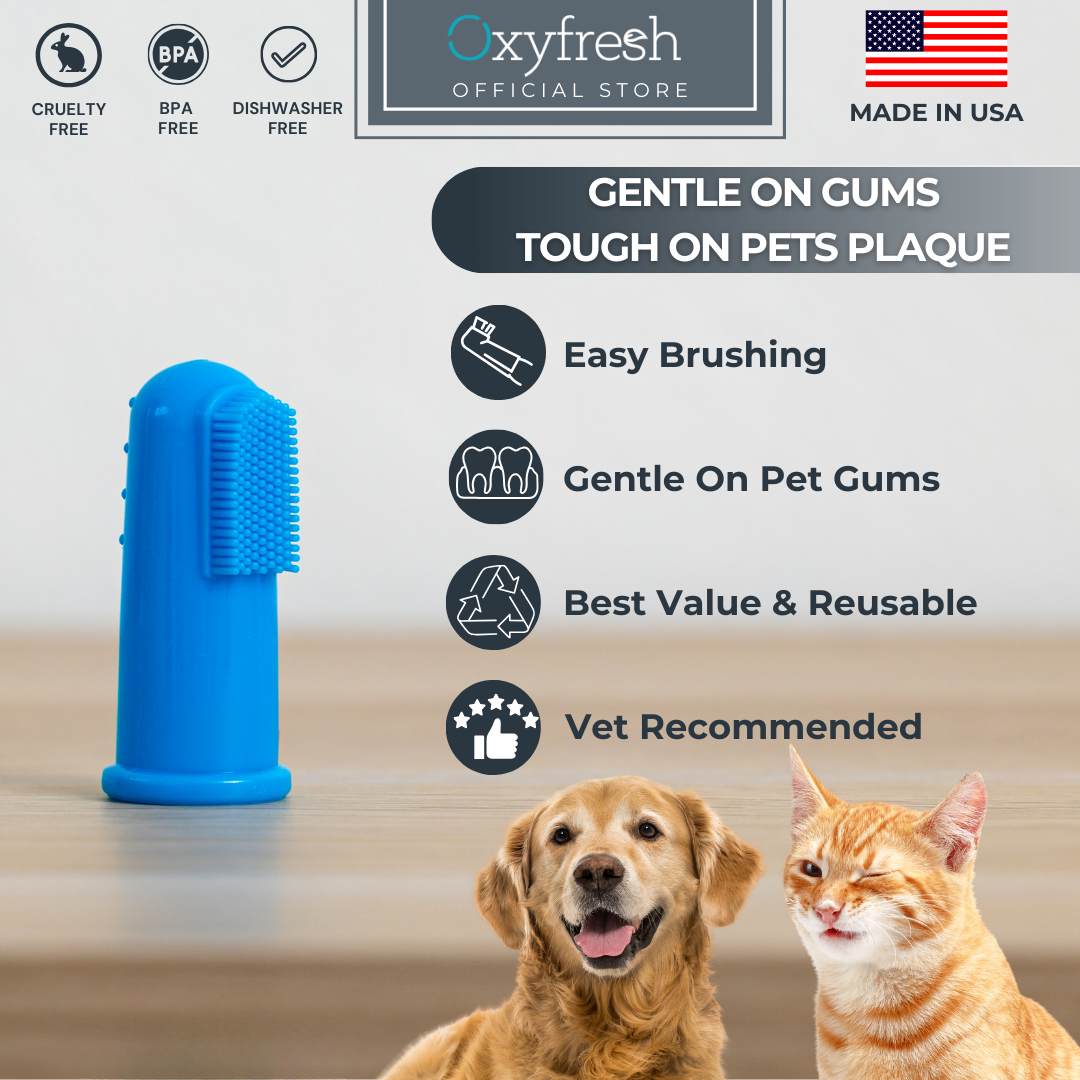 Oxyfresh Finger Brush for Pets