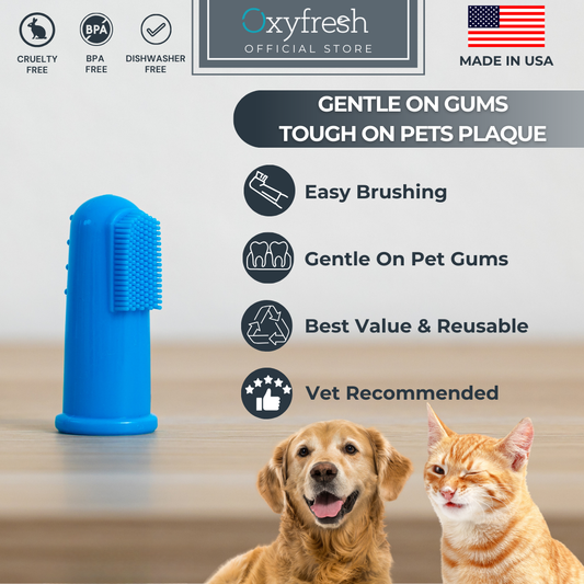 Oxyfresh Finger Brush for Pets