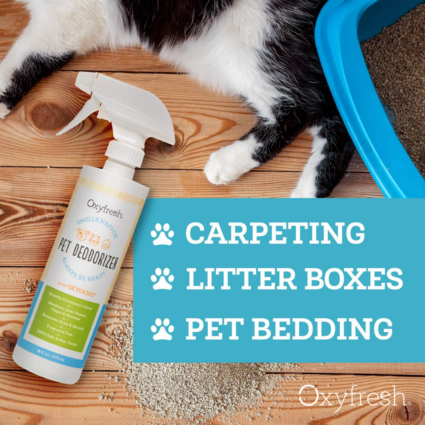 Oxyfresh Smells Happen Pet Deodorizer for Pets 473ml