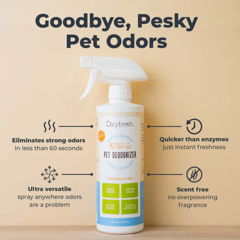 Oxyfresh Smells Happen Pet Deodorizer for Pets 473ml